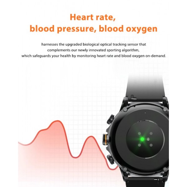 smart watch 1.75 inch AMOLED Global Frequency Band