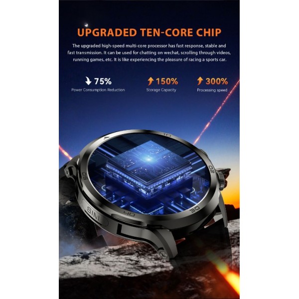 smart watch 1.75 inch AMOLED Global Frequency Band