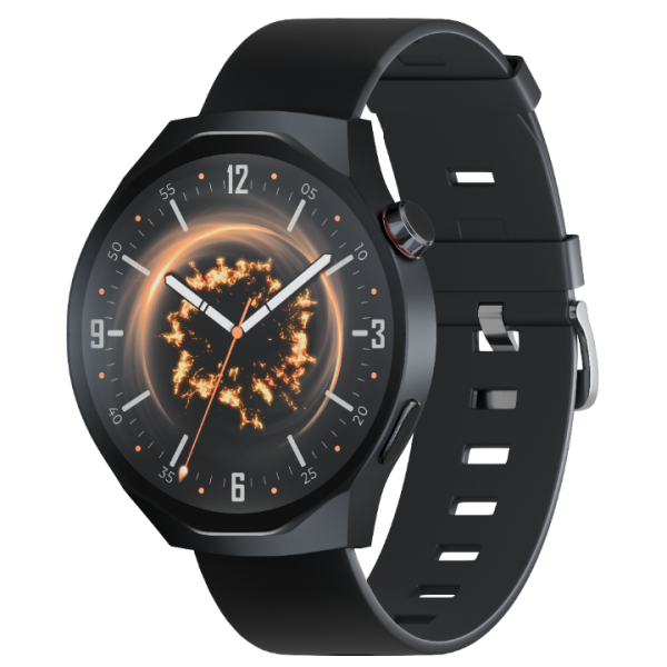 smartwatch with OLED HD color screen ,IP67 waterproof, 1Gb memory, compass, heart rate, blood oxygen, NFC, built-in music, recording, electronic novel, album, full-screen lyrics, multi-motion, message notification