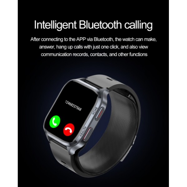 smart watch with Air pump, true blood pressure, uric acid, blood lipids,  Bluetooth call