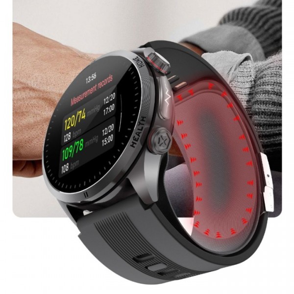 Smart Watch Air Pump Bluetooth Call Blood Glucose ...