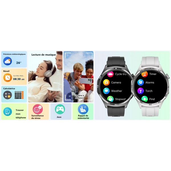 New Smartwatch ECG+HRV/Uric Acid/BMI Men Women Round 1.43" AMOLED Health Watch with Phone Function, 24H Heart Rate SPO2 Blood Pressure Body Temperature Sleep Monitor Fitness Watch for Android/iOS