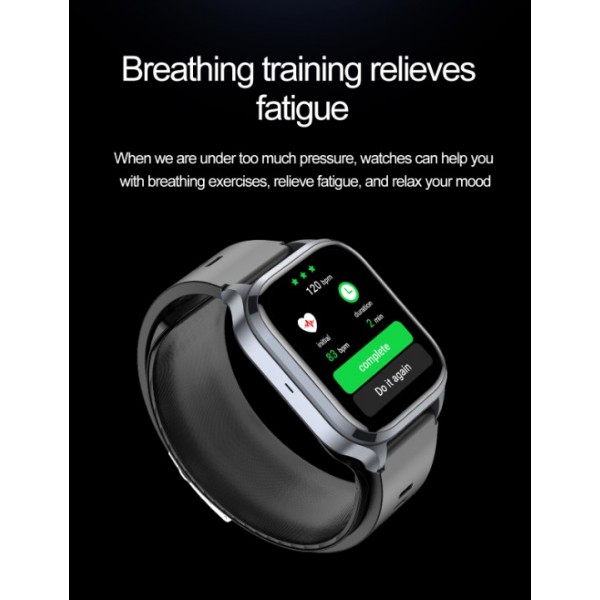 smart watch with Air pump, true blood pressure, uric acid, blood lipids,  Bluetooth call